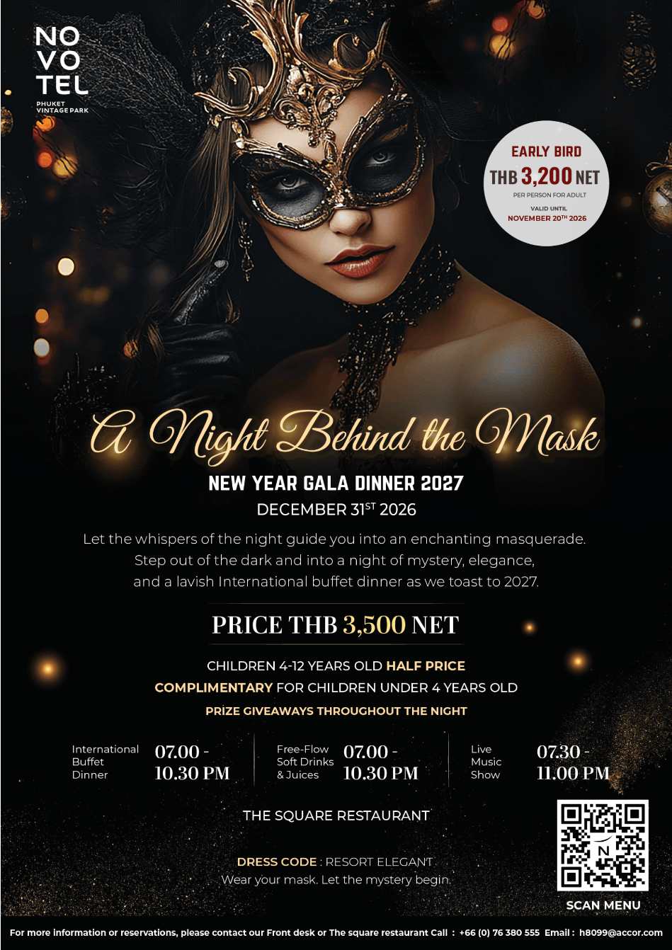New Year’s Eve Buffet Phuket 2026